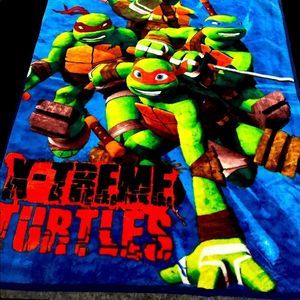 Nickelodeon Teenage Mutant Ninja Turtles 48”x36”Fleece PlushBlanket Throw TMNT